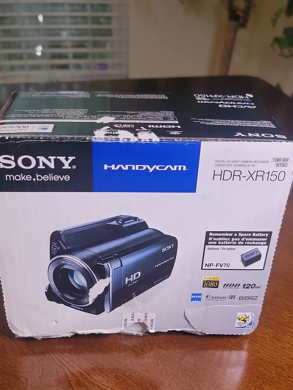 Sony HDR-XR150 Black and Silver Handycam HD Camcorder